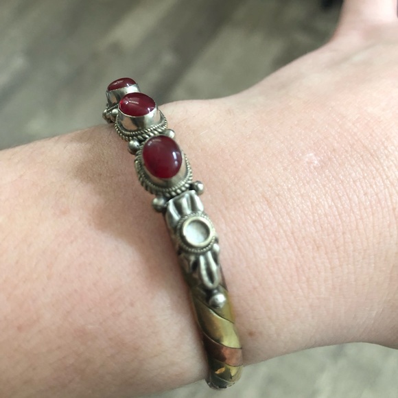 Tibetan Ring and Bracelet Set - Picture 3 of 6